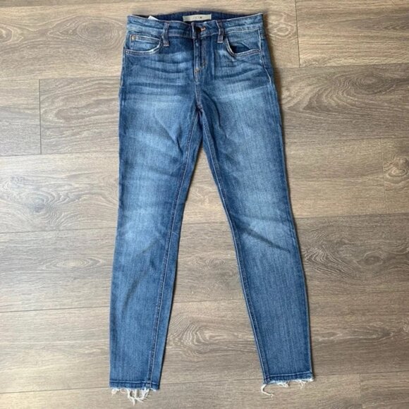 Revolve Joe's Jeans Women's Skinny Jeans Icon Ally Raw Hem Denim Indigo blue 25 - Picture 12 of 16